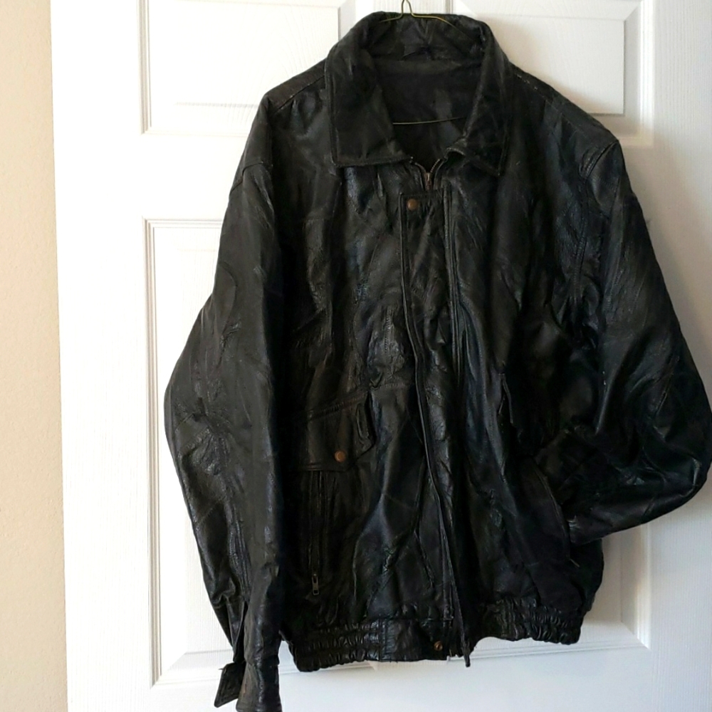 Leather jacket